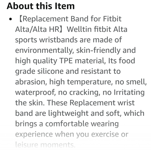 EC Fitbit Alta Replacement Bands - Picture 4 of 5